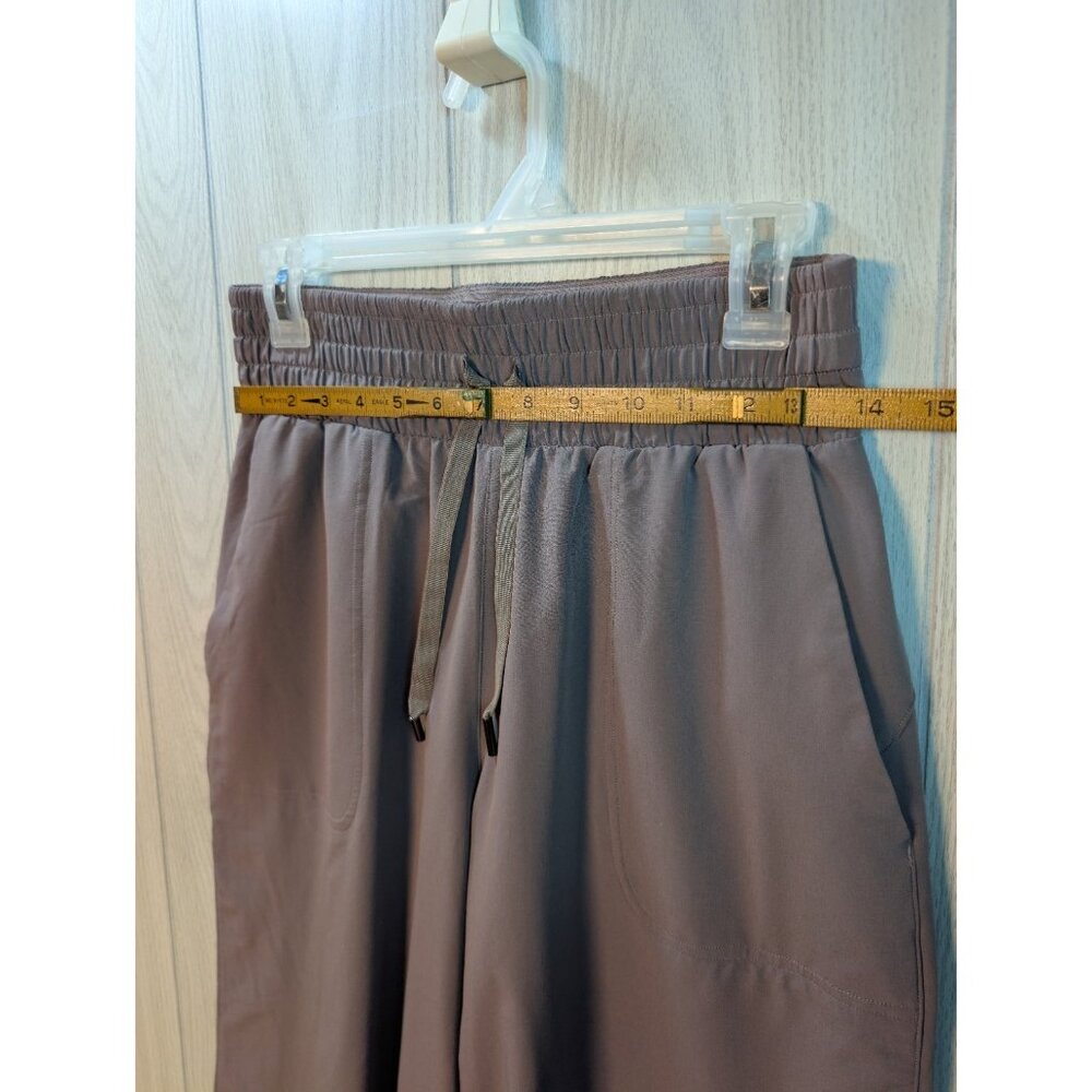 SPANX On the Move Cropped Wide-Leg Pant Smoke Brown Small Out Of Office Lounge - Picture 7 of 9